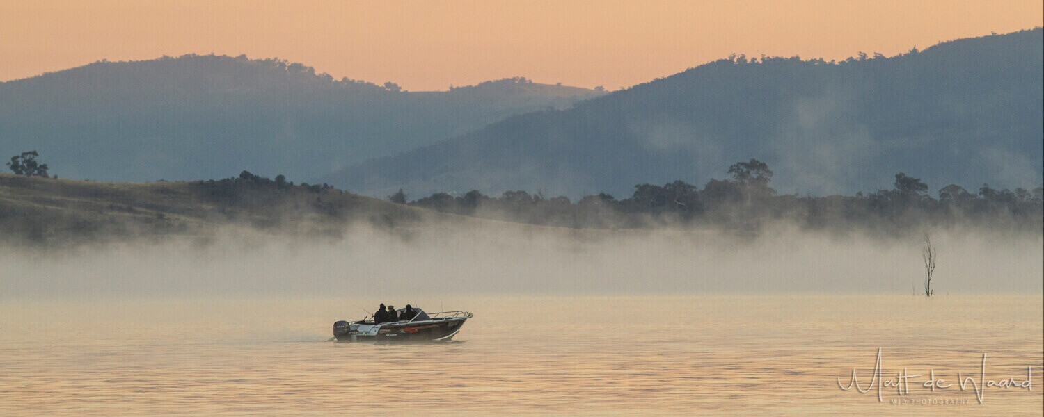 Misty Morning on the Lake - MJDPhotosdotcom